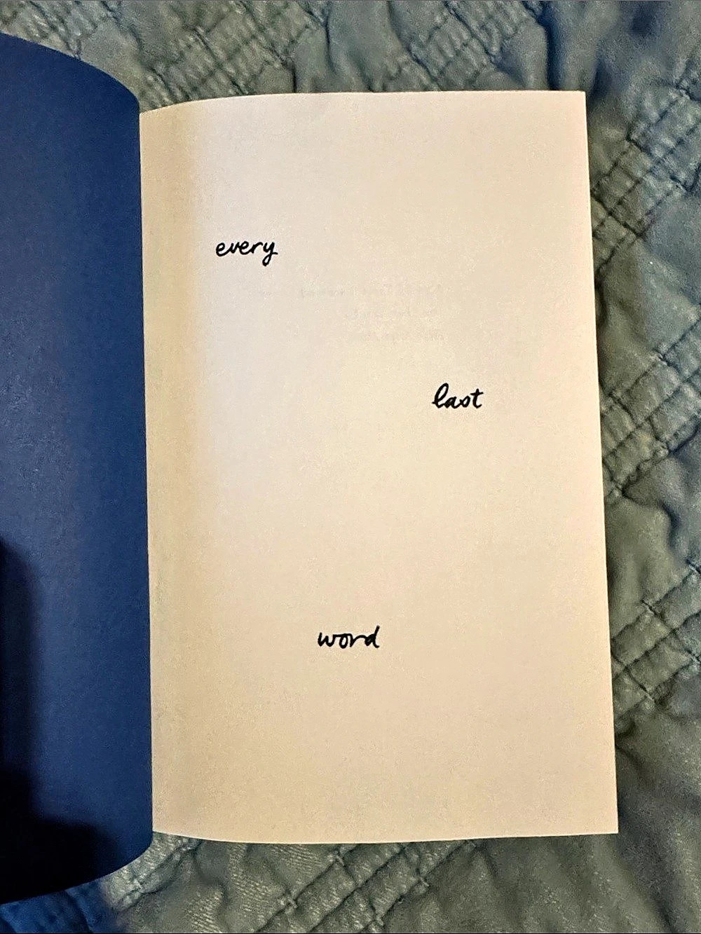 Stone Every Last Word Hardcover Book New